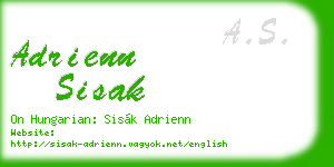 adrienn sisak business card